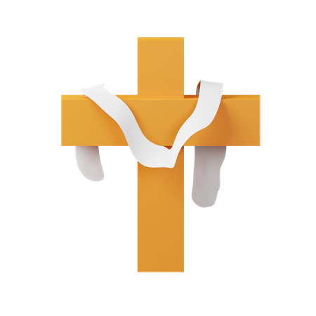 Christliches Kreuz  3D Icon