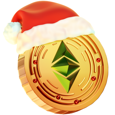 Christmas Algo Coin  3D Icon