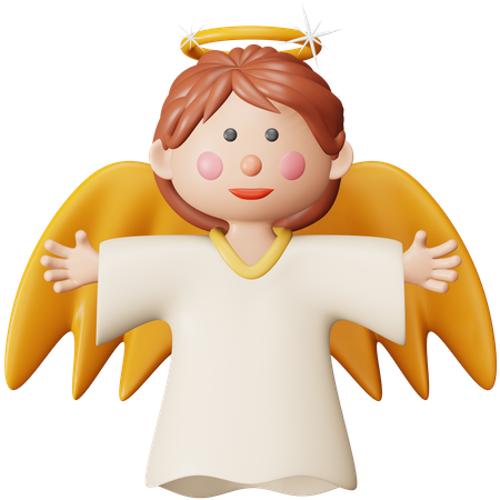 Christmas Angel  3D Icon