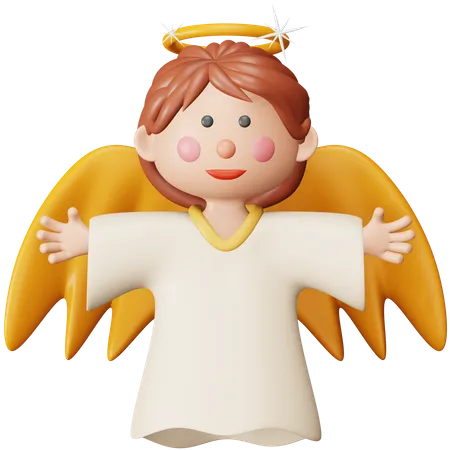 Christmas Angel  3D Icon