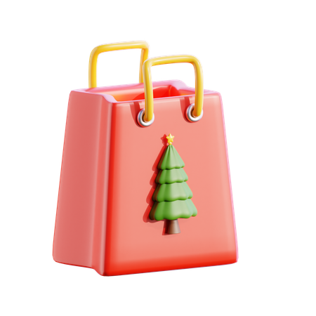 Christmas Bag  3D Icon