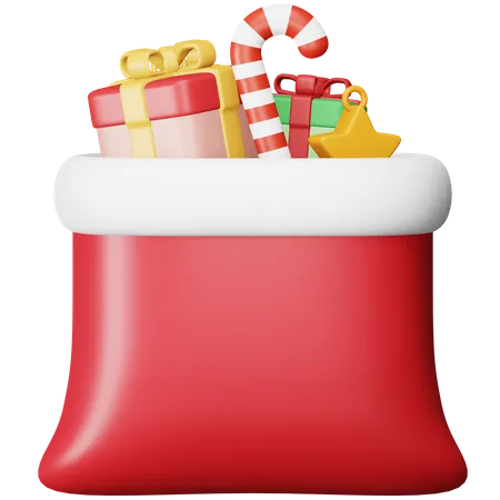 Christmas Bag  3D Icon