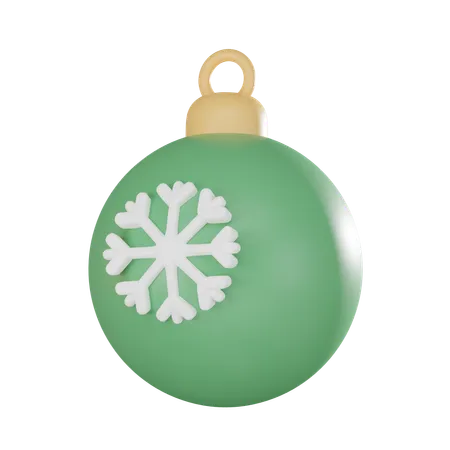 Christmas With Ornament Perfect For Holiday Decor Ball Adds Festive Cheer To Your Seasonal Celebrations 3 D Render 3D Icon