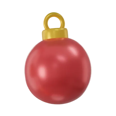 3 D Render Decorate Ornament For Christmas 3D Icon