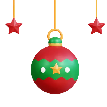 Christmas Ball  3D Icon