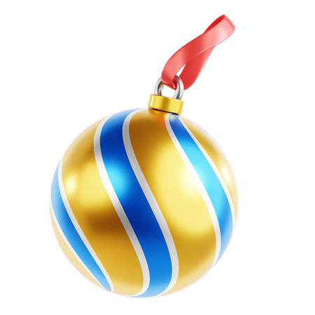 Christmas Ball  3D Icon