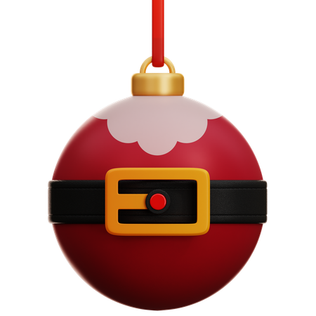 Christmas Ball  3D Icon