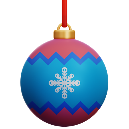 Christmas Ball  3D Icon