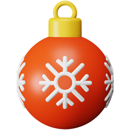 Christmas Ball  3D Icon