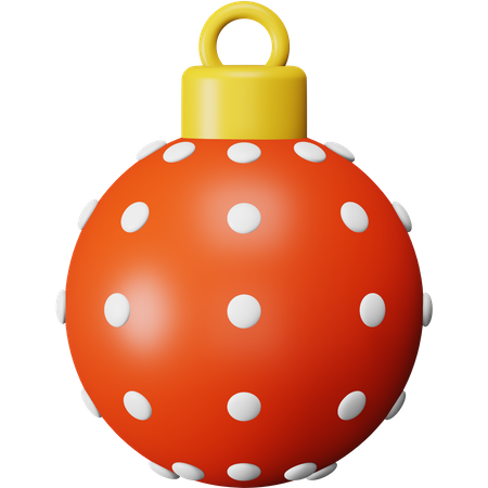 Christmas Ball  3D Icon