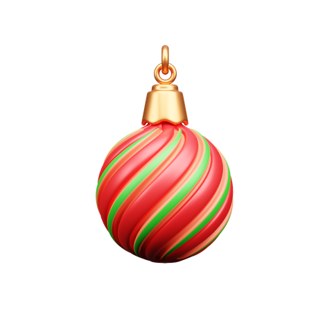 Christmas Ball  3D Icon