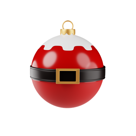 Christmas Ball  3D Icon