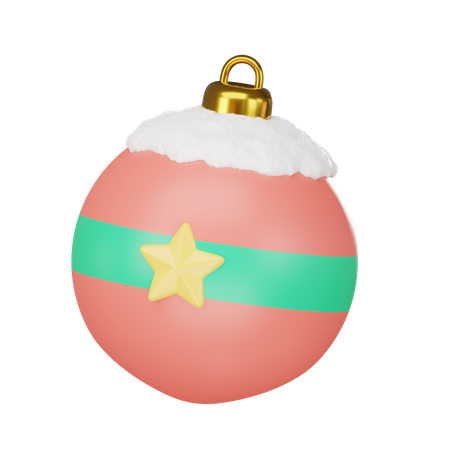 Christmas Ball  3D Icon