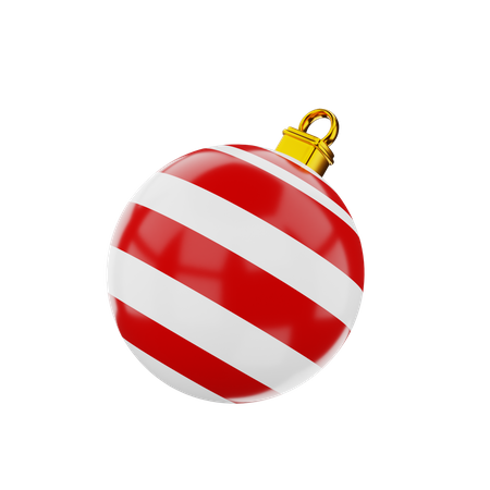 Christmas Ball  3D Illustration