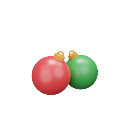 Christmas Ball  3D Illustration