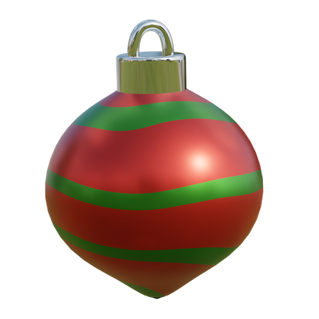 Christmas Ball 3D Illustration