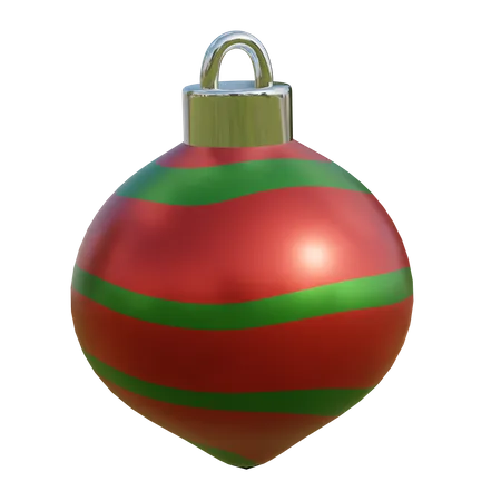 Christmas Ball 3D Illustration