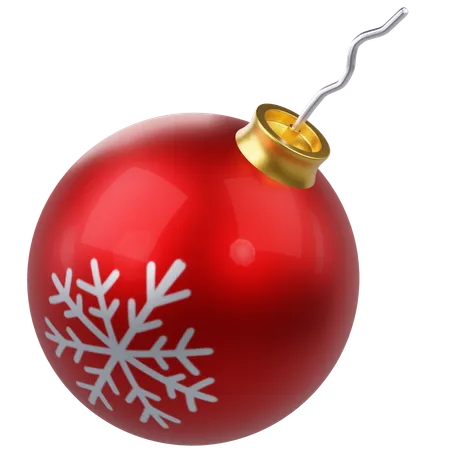 Christmas Ball 3D Icon