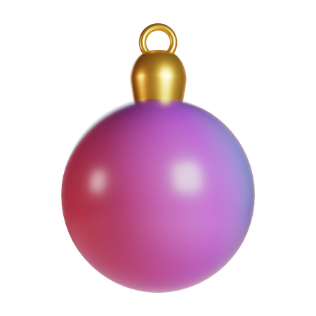 Christmas ball 3D Icon