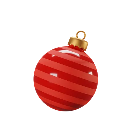 Ball 3 D Christmas 3D Icon