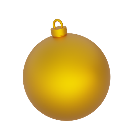 Christmas Ball 3D Icon