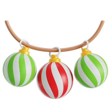 Christmas ball decoration  3D Icon