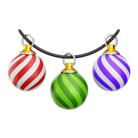 Christmas Ball Decorative  3D Icon