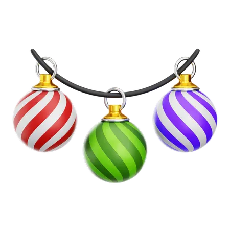 Christmas Ball Decorative  3D Icon