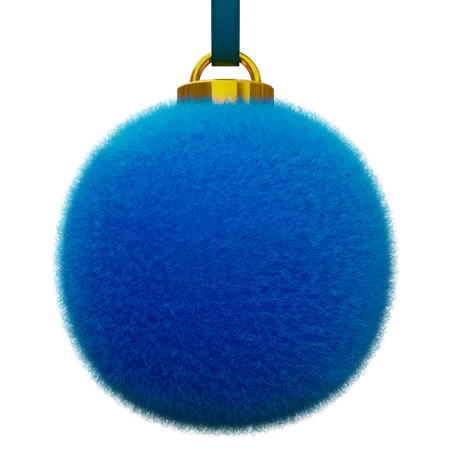 Christmas Ball Fur  3D Icon