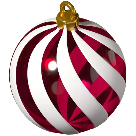 Christmas ball ornament  3D Illustration