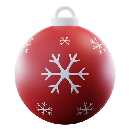 Christmas Ball Ornament  3D Icon