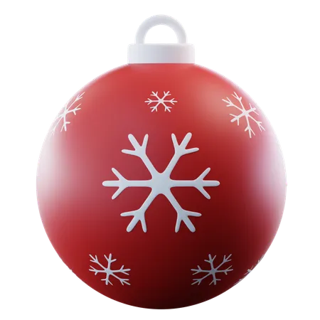 Christmas Ball Ornament  3D Icon