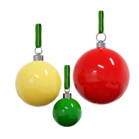 Christmas Ball Ornament  3D Illustration