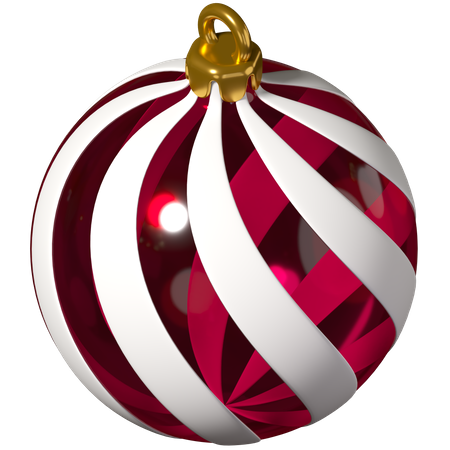 Christmas ball ornament  3D Illustration