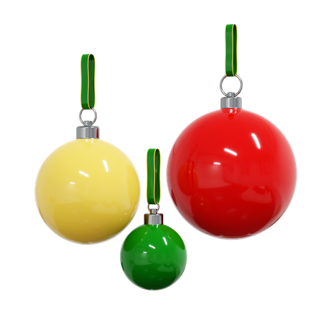 Christmas Ball Ornament 3D Illustration