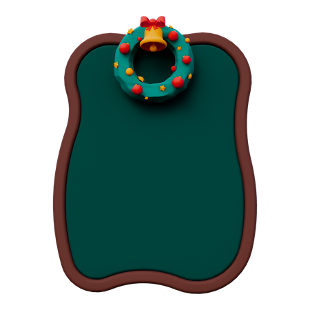 Christmas Banner  3D Icon