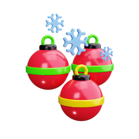 Christmas Bauble  3D Icon