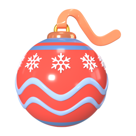 Christmas Baubles  3D Icon