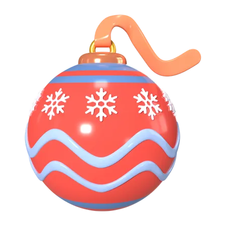 This Is Christmas Baubles 3 D Render Illustration Icon It Comes As A High Resolution PNG File Isolated On A Transparent Background The Available 3 D Model File Formats Include BLEND OBJ FBX And GLTF 3D Icon