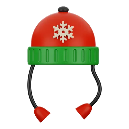 Christmas Beanie 3D Icon
