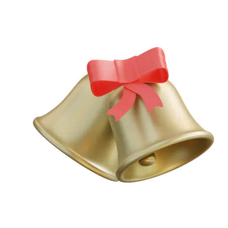 3 D Illustration Christmas Bell 3D Icon