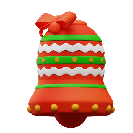 3 D Illustration Of Christmas Bells 3D Icon