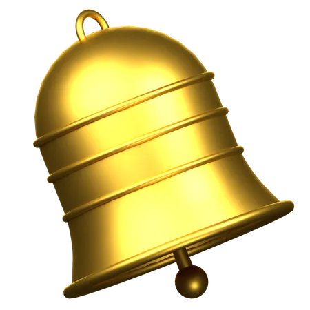 Christmas Bell 3 D Icon Illustration 3D Icon