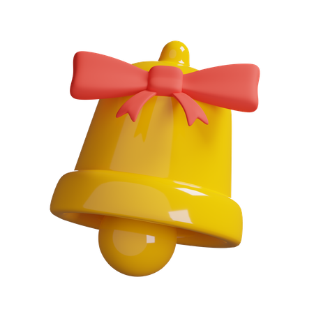 Christmas Bell  3D Illustration