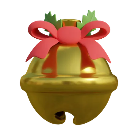 Christmas Bell  3D Illustration