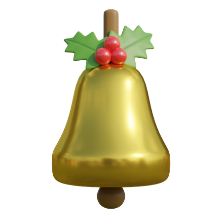 Christmas Bell  3D Illustration