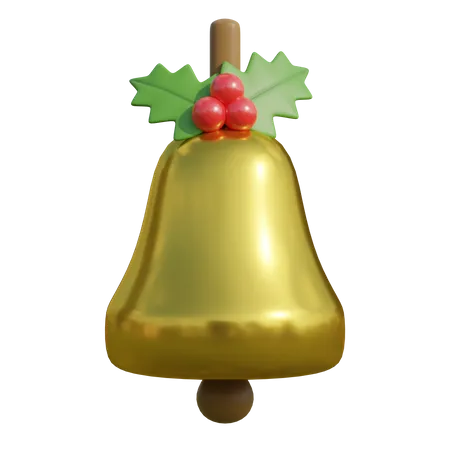 Christmas Bell  3D Illustration