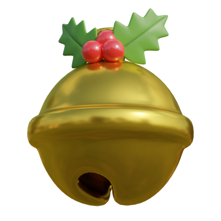 Christmas Bell  3D Illustration