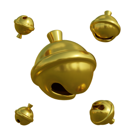 Christmas Bell  3D Illustration