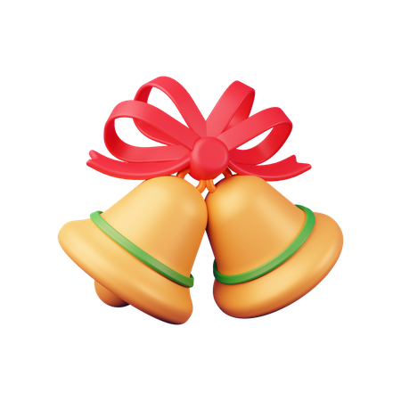 Christmas Bell  3D Illustration